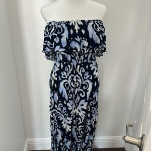 INC Maxi Off-Shoulder dress SM